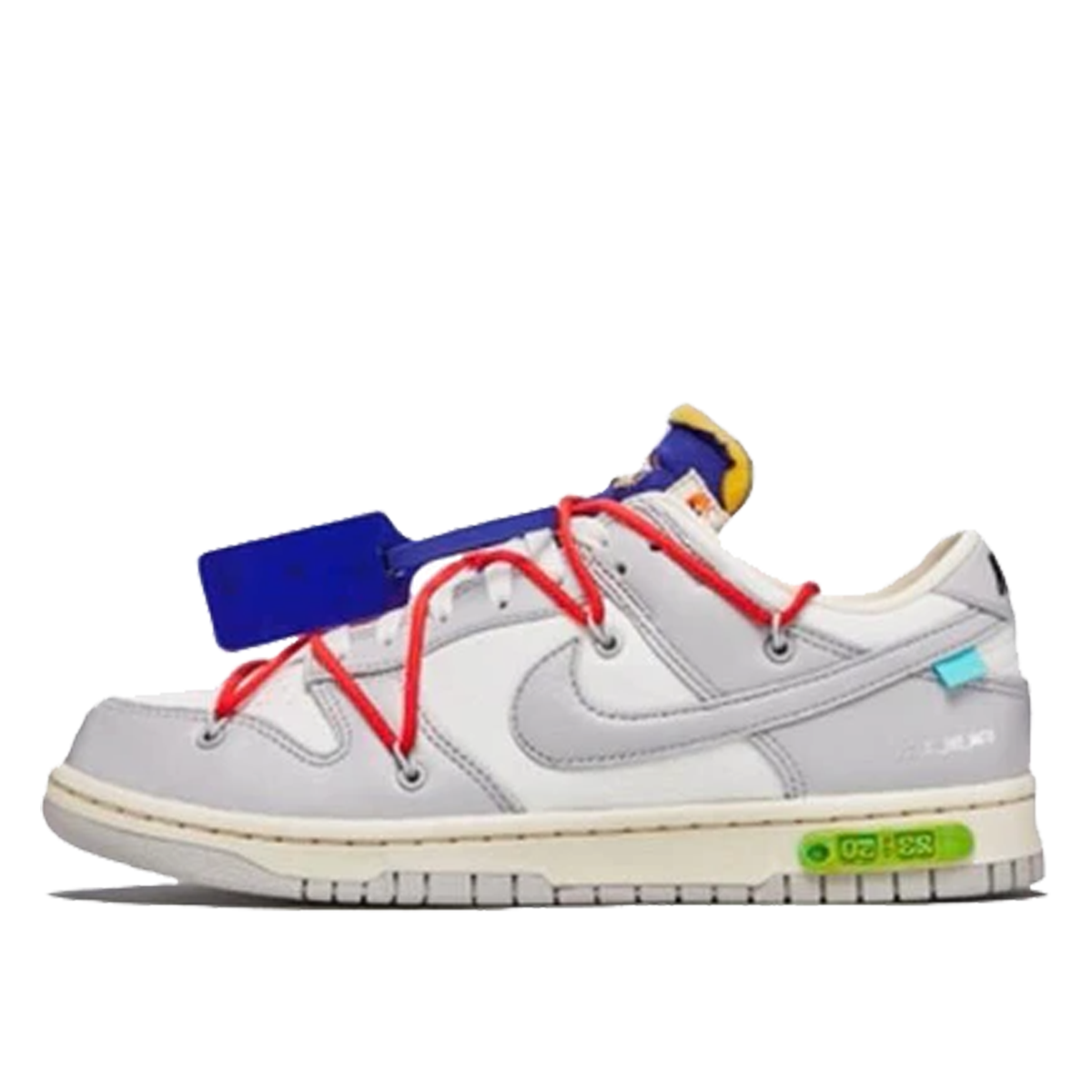 Кецове и обувки Nike Off-White x Dunk Low "Lot 23 of 50" Сиво | DM1602-126, 1