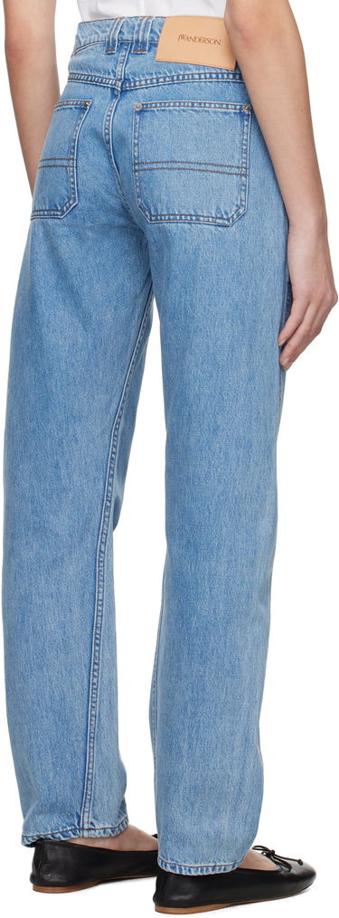 Дънки JW Anderson JW Anderson Twisted Slim Leg Jeans Синьо | DT0111-PG1774, 2