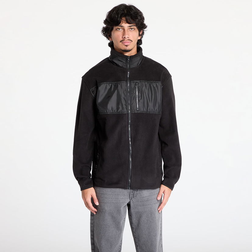 Яке Urban Classics Fleece Jacket With Patch Черно | TB5533-00007