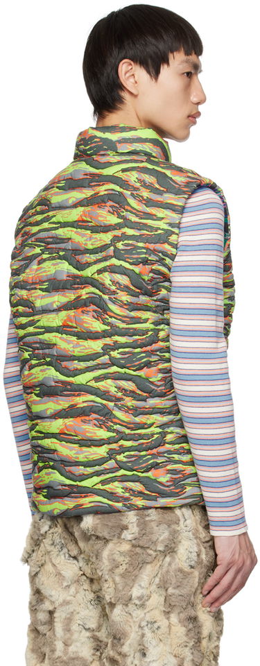 Жилетка ERL Camo Down Vest Зелено | ERL06J007, 2