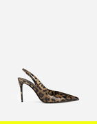 Dolce & Gabbana Animal Print Slingback Pumps