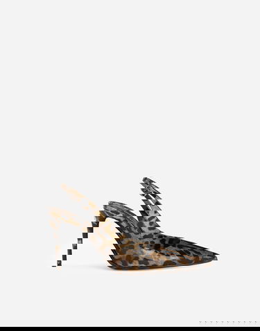 Аксесоари Dolce & Gabbana Dolce & Gabbana Animal Print Slingback Pumps Кафяво | CG0769AM568HA93M, 0