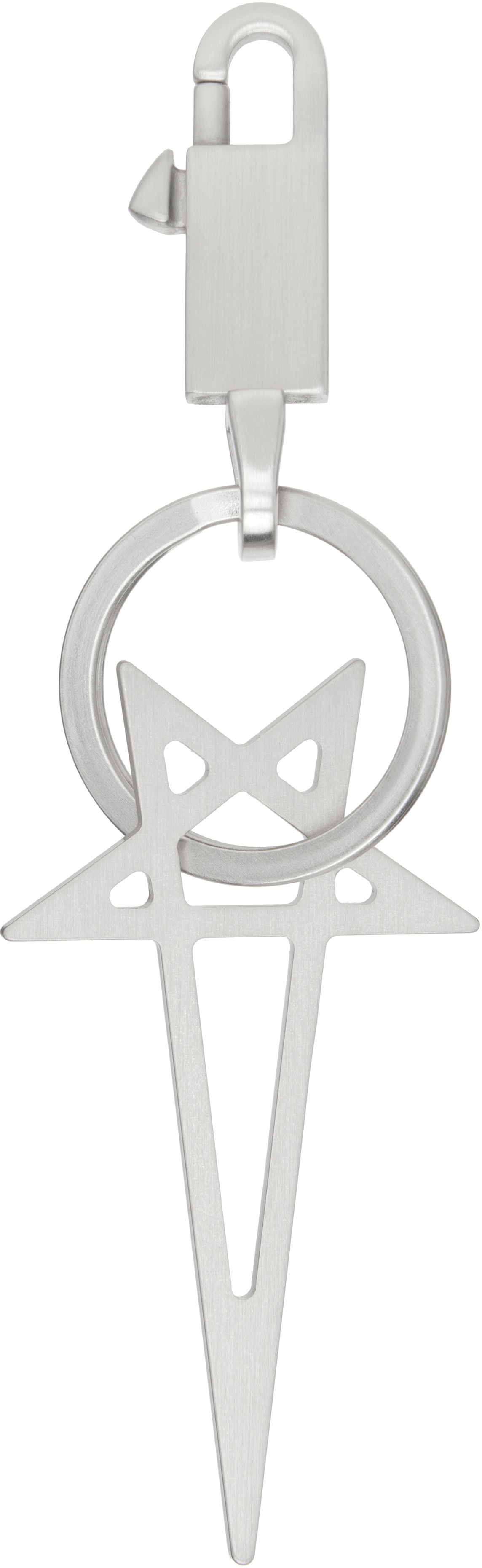Ключодържатели Rick Owens Rick Owens Hollywood Pentagram Keychain Металик | RA01E0691 MET, 0
