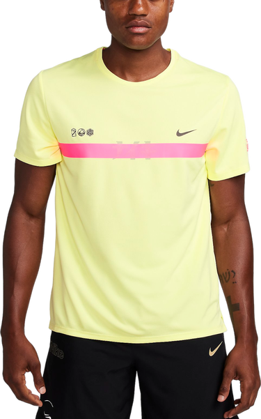Тениска Nike DF UV SS MILER TEE Жълто | fq8018-331, 0