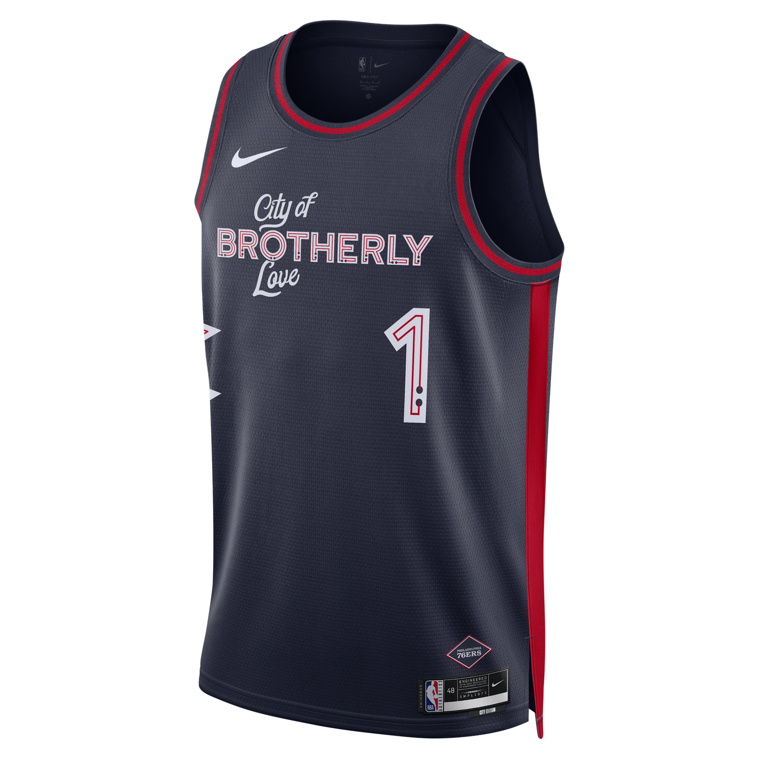 Фланелка Nike Dri-FIT NBA Swingman James Harden Philadelphia 76ers City Edition 2023/24 Jersey Тъмно синьо | DX8515-419, 0