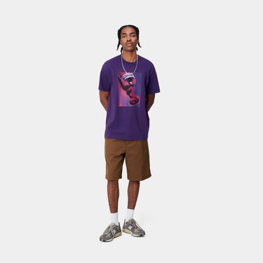 Тениска Carhartt WIP Tube T-Shirt Лилаво | I033173_1Y5_XX, 3