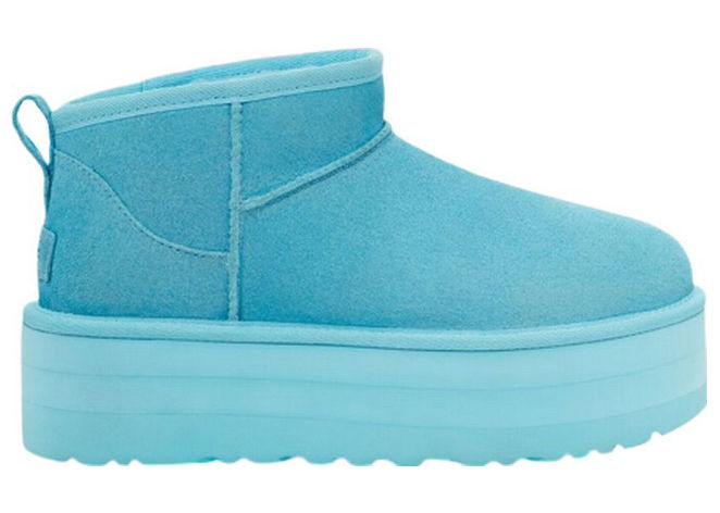 Кецове и обувки UGG Classic Ultra Mini Platform Summer Тюркоазено | 1135092-SSKY, 0
