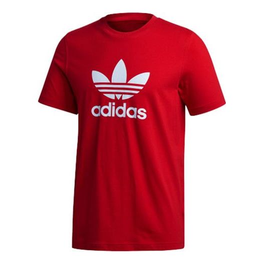 Тениска adidas Originals Originals Trefoil Short Sleeve T-Shirt Червено | GD9912, 0