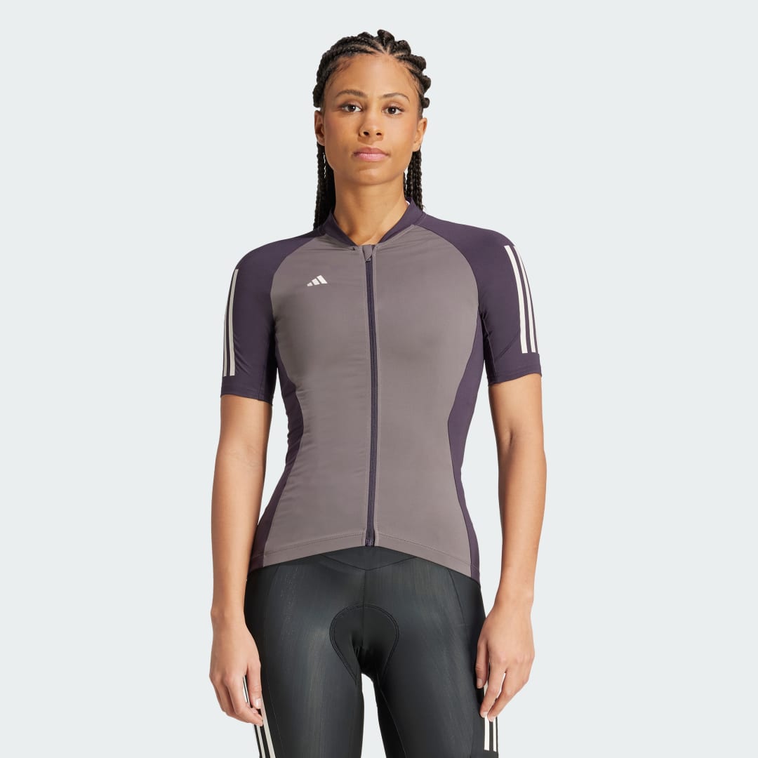 Фланелка adidas Performance Essentials 3-Stripes Cycling Сиво | IT3413, 0