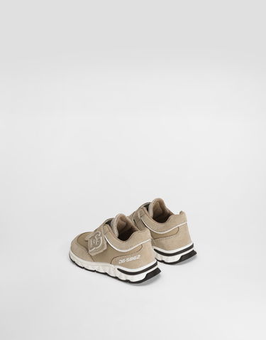 Аксесоари Dolce & Gabbana Dolce & Gabbana DG Running Mesh and Split Leather First Steps (19-26) Бежово | DN0199AA9548B183, 2