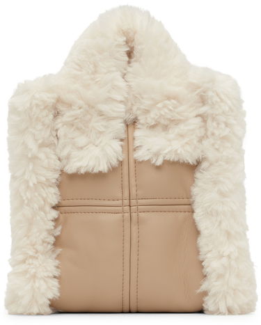 Голяма пазарска чанта STAND STUDIO Stand Studio Lizzie Shearling Tote Bag Бежово | 61776-9590, 0