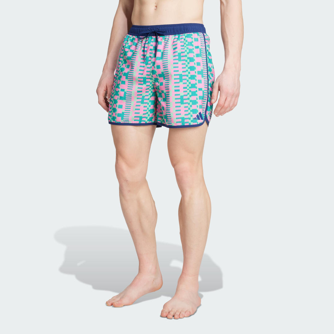 Бански adidas Performance Tom Daley Swim Shorts Розово | JV7202, 0