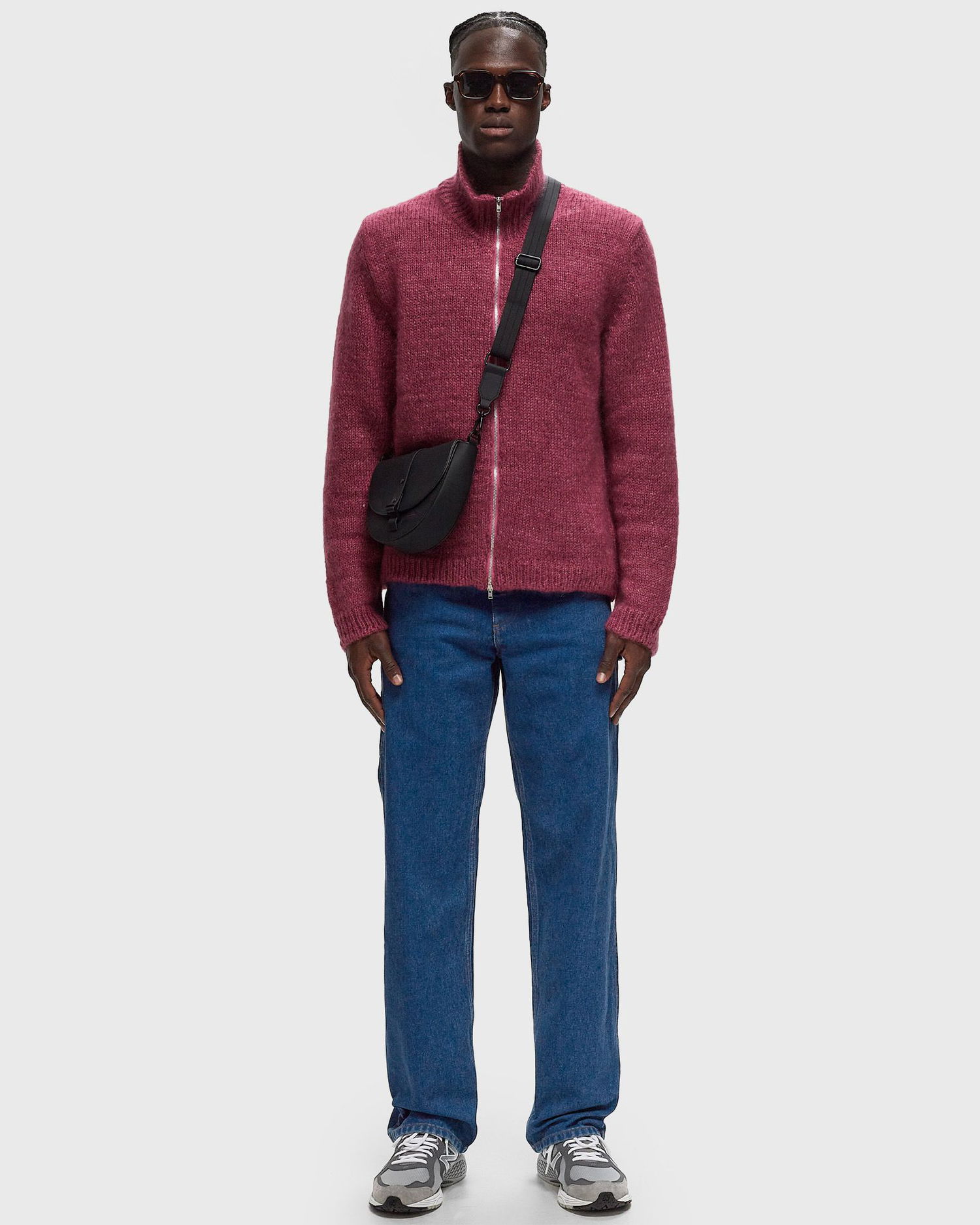 Пуловер OUR LEGACY Float Funnel Sweater Бургунди | M4243FU, 1