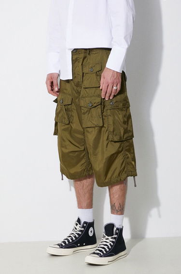 Къси панталони Engineered Garments Engineered Garments FA Cargo Shorts Зелено | OR276.DZ027, 3