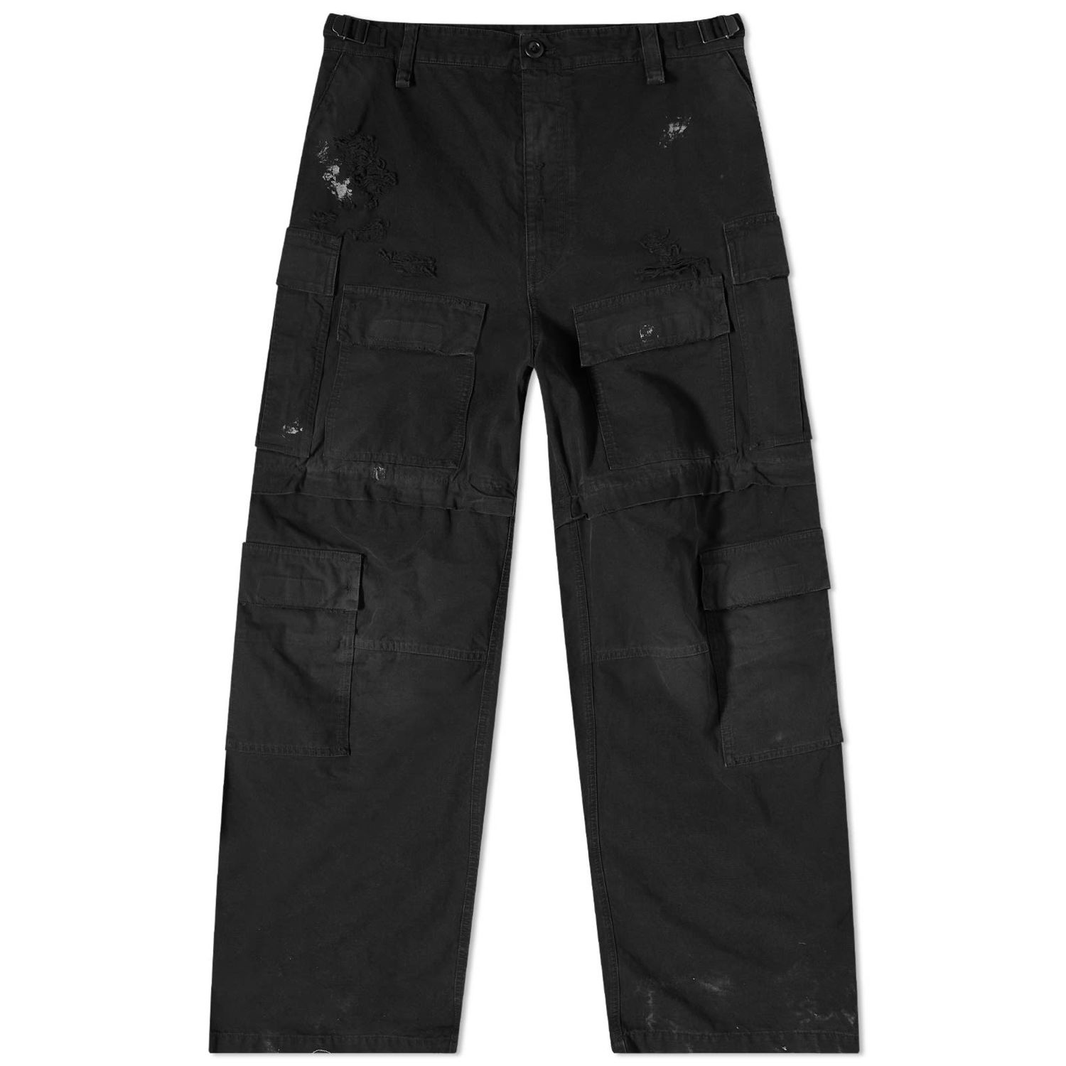 Карго панталони Balenciaga Cargo Pant Black Черно | 746493-TKP27-1000, 0