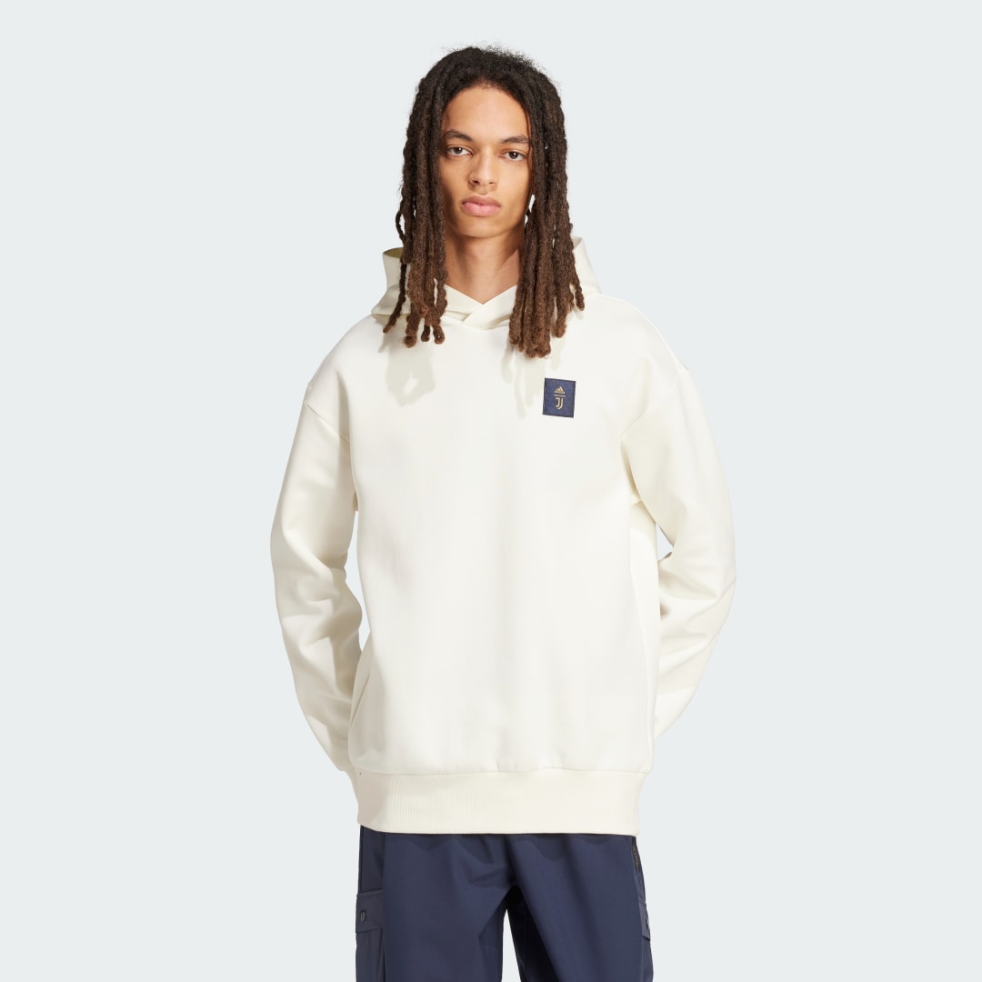 Суитчър adidas Performance Juventus Seasonal Doubleknit Бяло | IT3782, 1