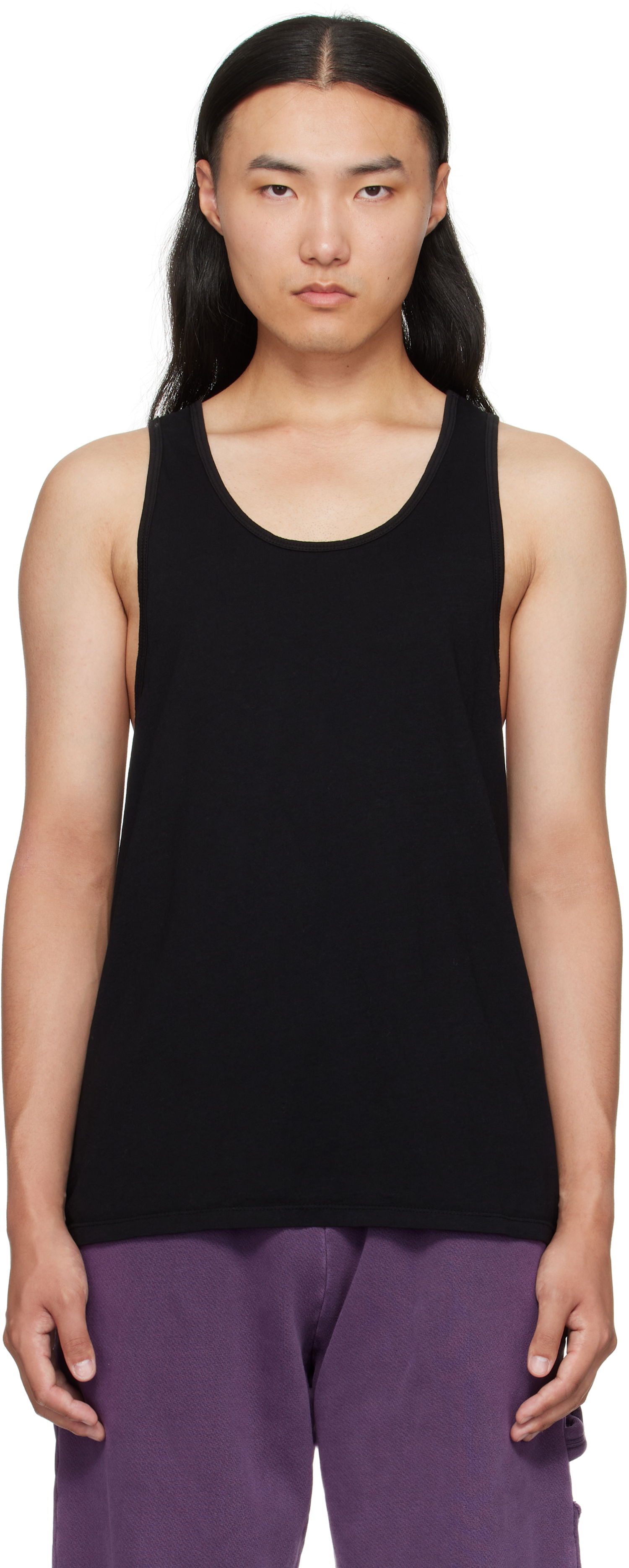 Потник LES TIEN Les Tien Cotton Tank Top Черно | CJ-2046, 0