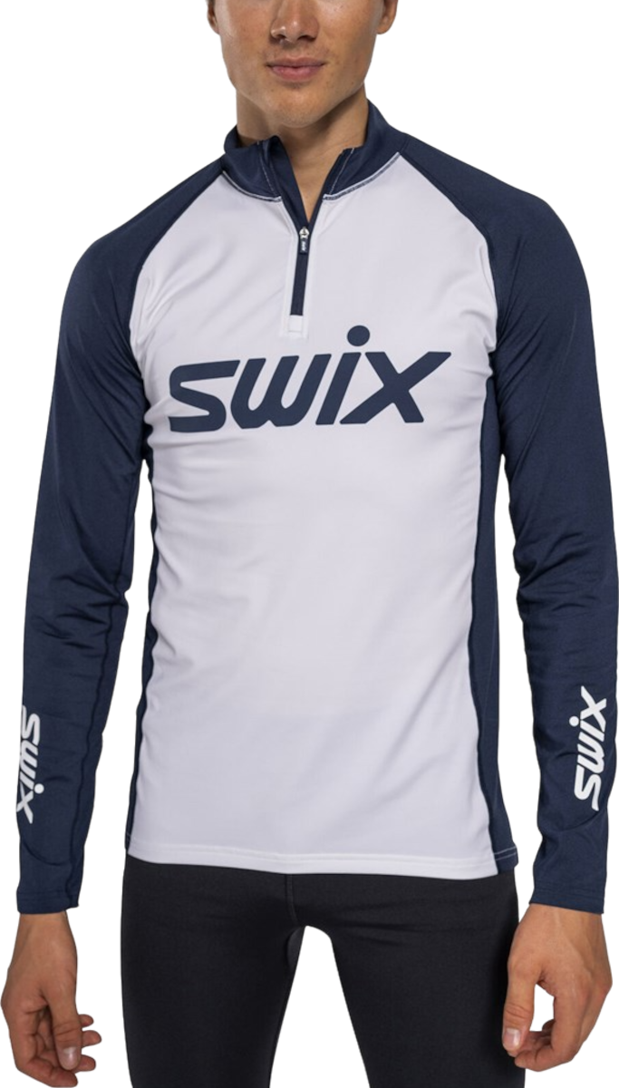 Пуловер SWIX Swix RaceX Dry Half Zip Top Бяло | 10099-23-20000