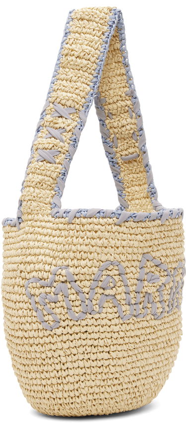 Дамска чанта Marni Nassa Woven Small Bag with Raised Lettering and Contrast Trim Многоцветен | SBMP0257A0 P8561, 4
