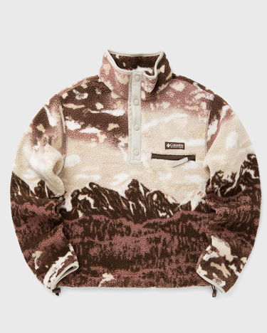Пуловер Columbia Helvetia II Printed Cropped Fleece Half Snap Pullover Кафяво | 2098501256, 0