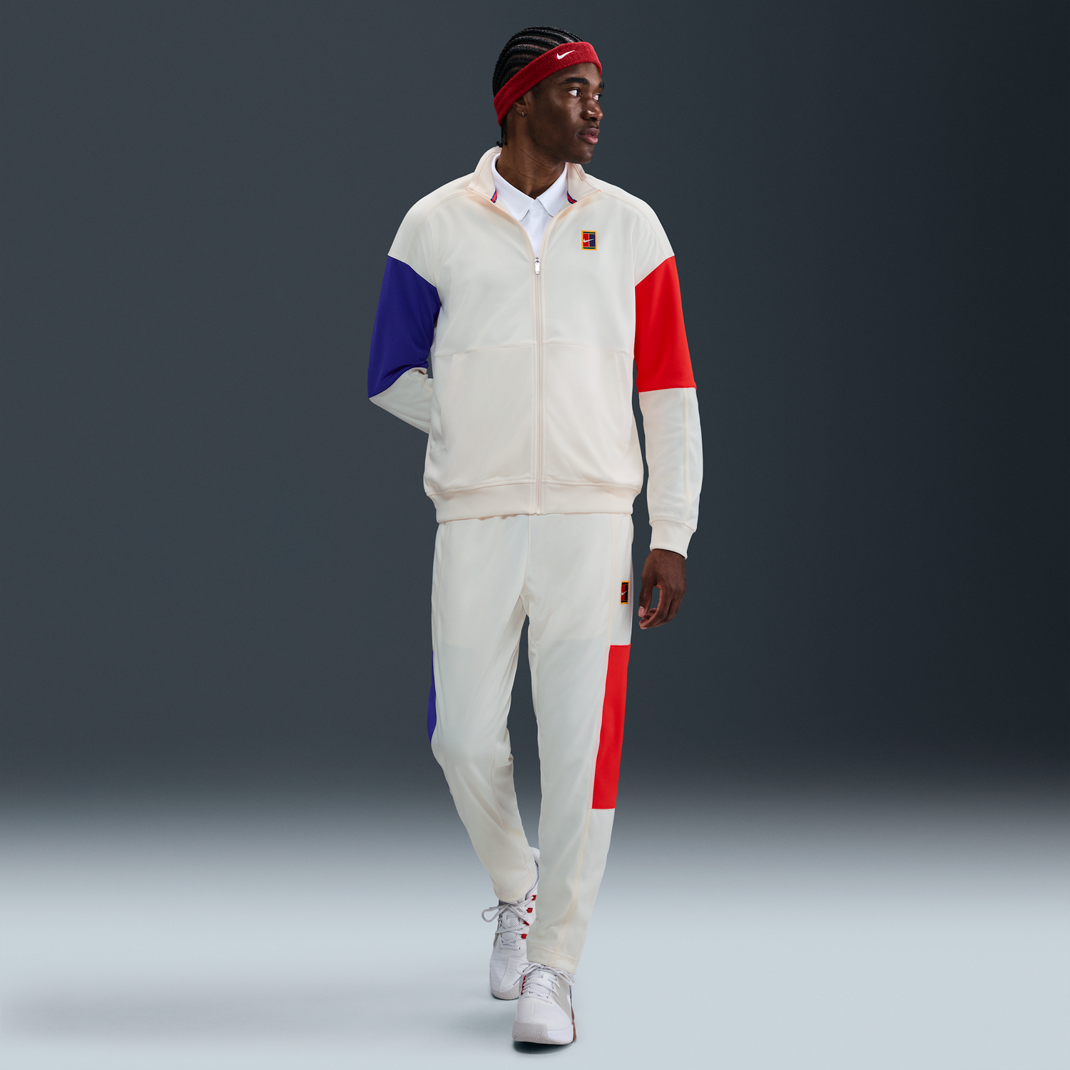 Суитчър Nike NikeCourt Heritage Tennis Jacket Бежово | FZ6925-110, 1