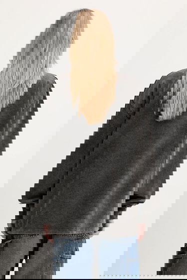 Тениска Aries Aries Aged Ancient Temple Printed Long Sleeve T-Shirt Черно | AR6014103, 2