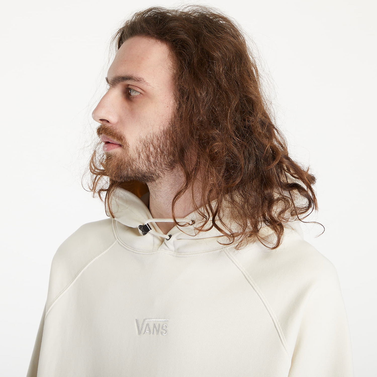 Суитчър Vans LX Premium Fleece Hoodie Turtle Dove Бяло | VN000GZ189F1, 1