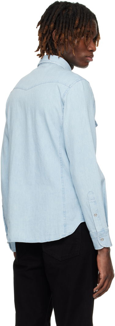 Риза Tom Ford TOM FORD Western Denim Shirt Синьо | HDS001-FMC130F24, 2