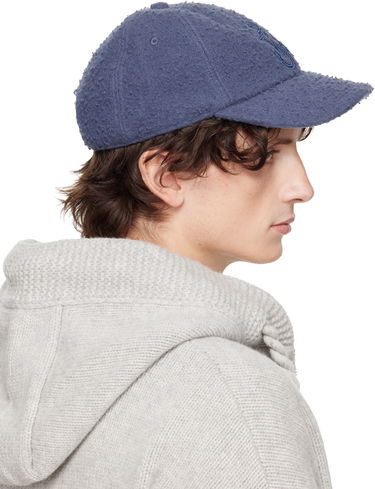 Шапка с козирка JW Anderson JW Anderson Fleece Embroidered Logo Baseball Cap Бежово | AC0409-FA0468, 4