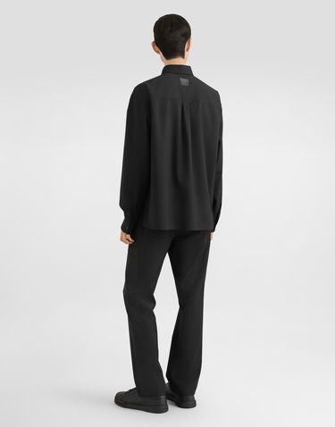 Риза Dolce & Gabbana Dolce & Gabbana Wool Blend Canvas Shirt Черно | G5OJ2TFURK8N0000, 2