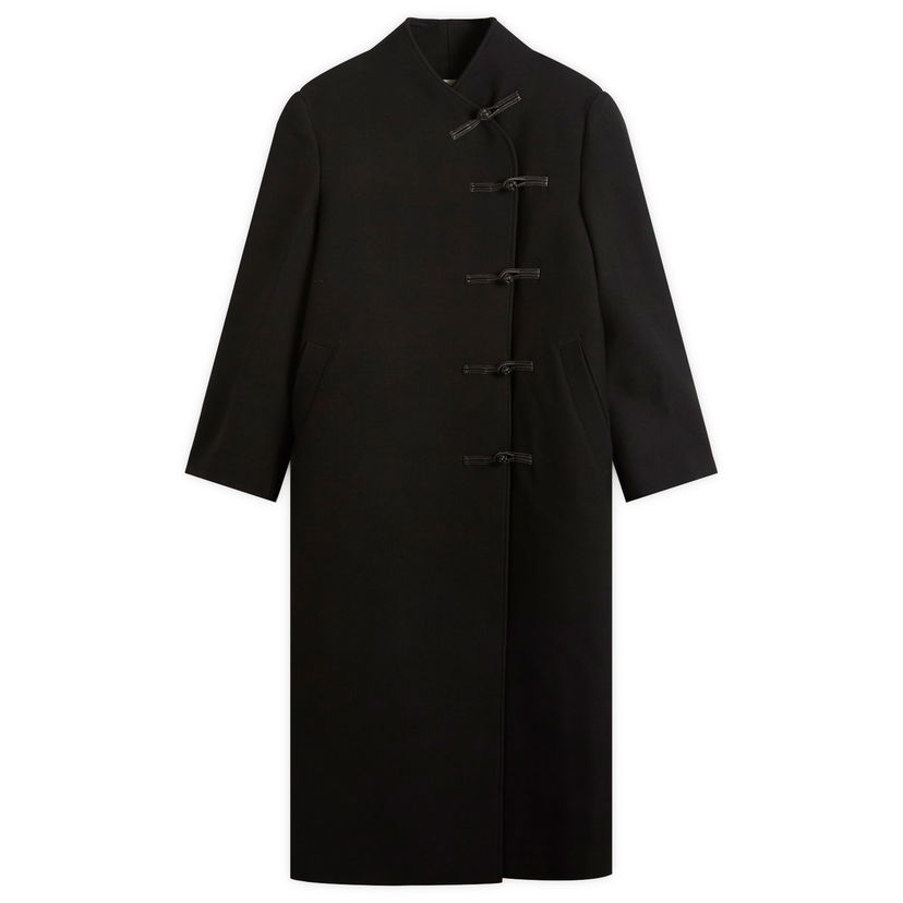 Палта Róhe Mandarin Wool Coat Черно | 417-10-064