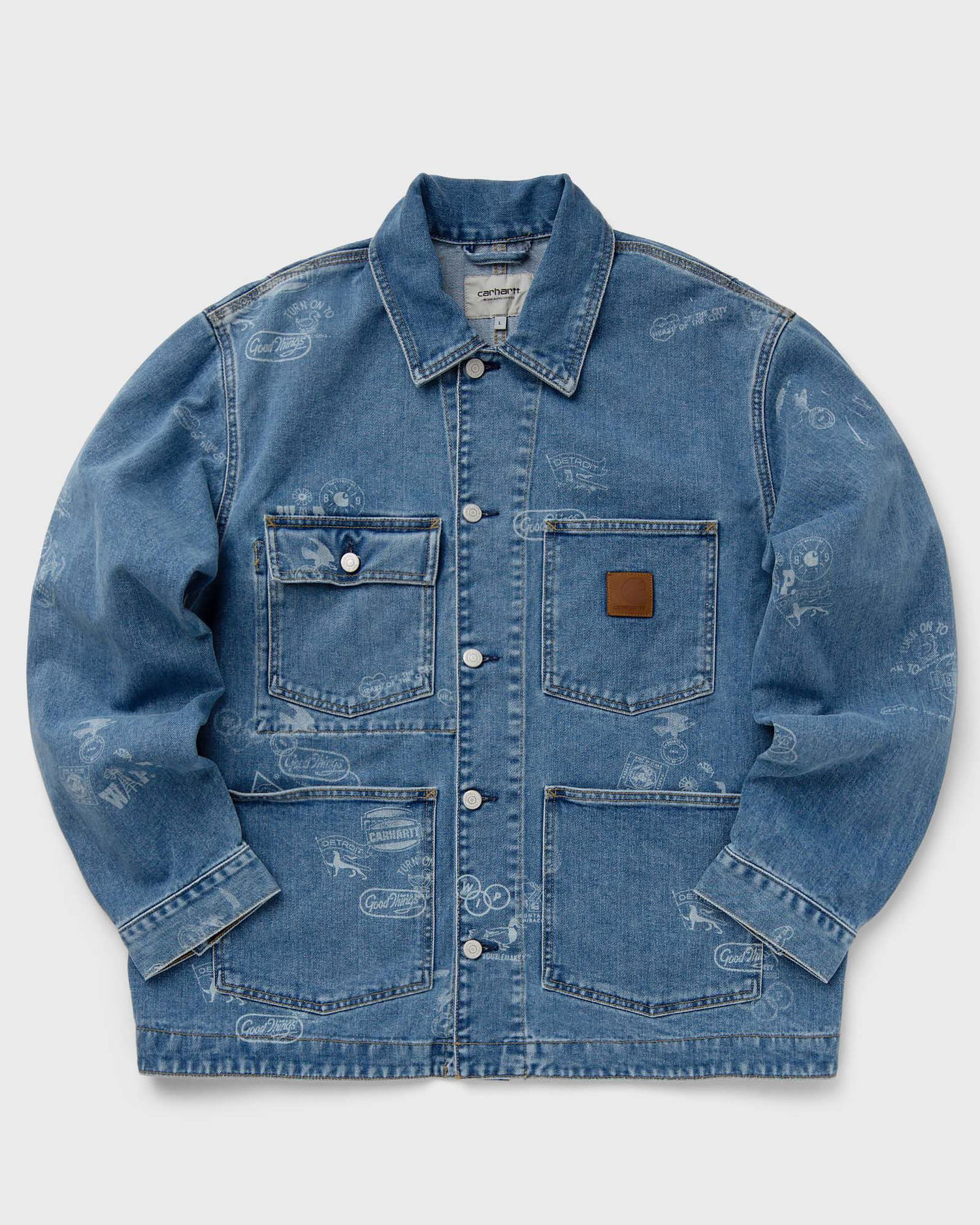 Яке Carhartt WIP Stamp Jacket Синьо | I033743-2LN.35, 0