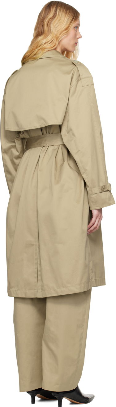 Тренчкот Maison Margiela MM6 Maison Margiela Dual Wear Cotton Twill Trench Coat Бежово | S52AH0080 M35368, 2
