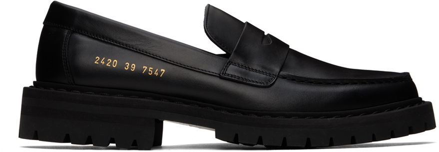 Облекло Common Projects Common Projects Chunk Sole Loafers Черно | ARTICLE 2420, 0