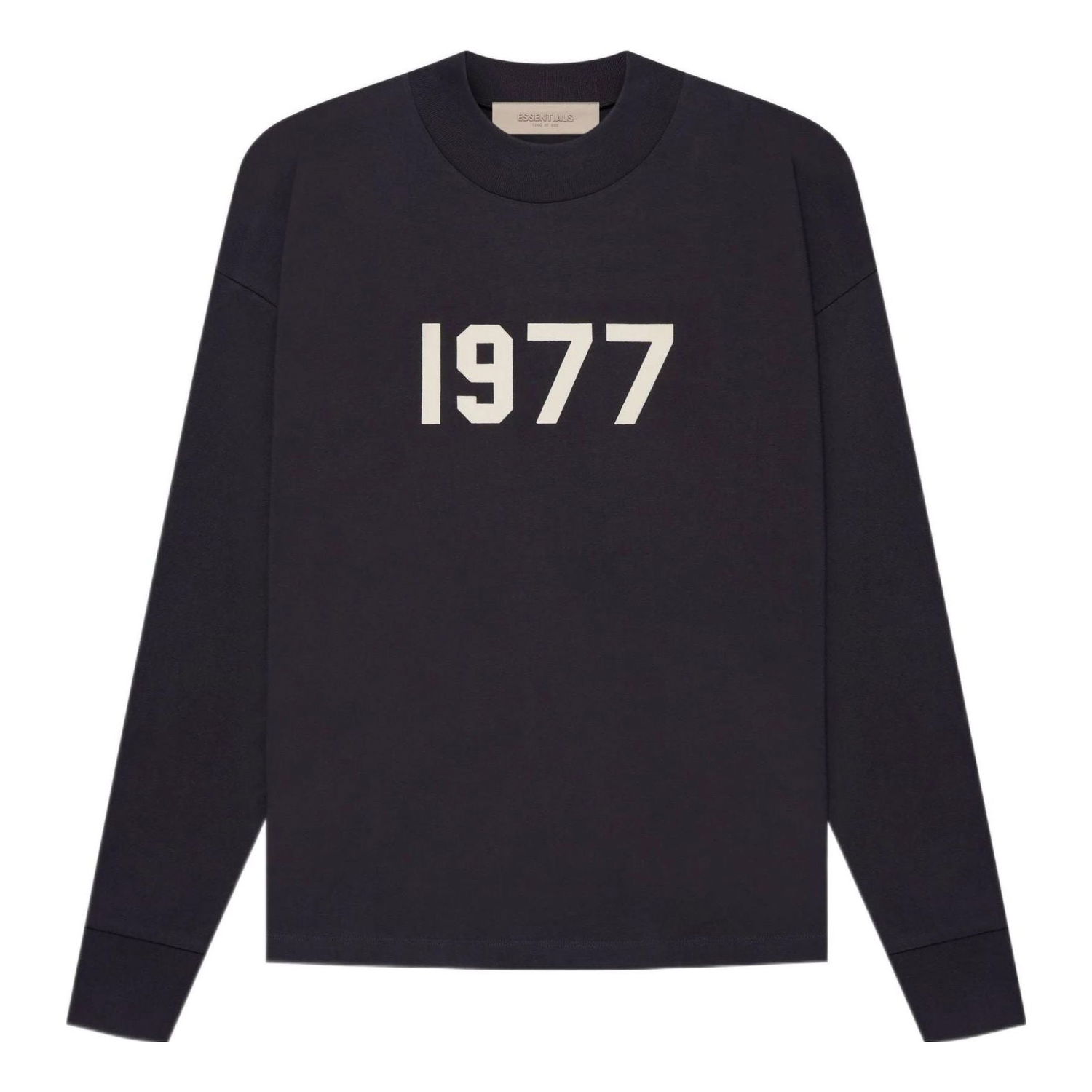 Тениска Fear of God Essentials 1977 Long Sleeve T-Shirt Черно | FOG-SS22-140, 0