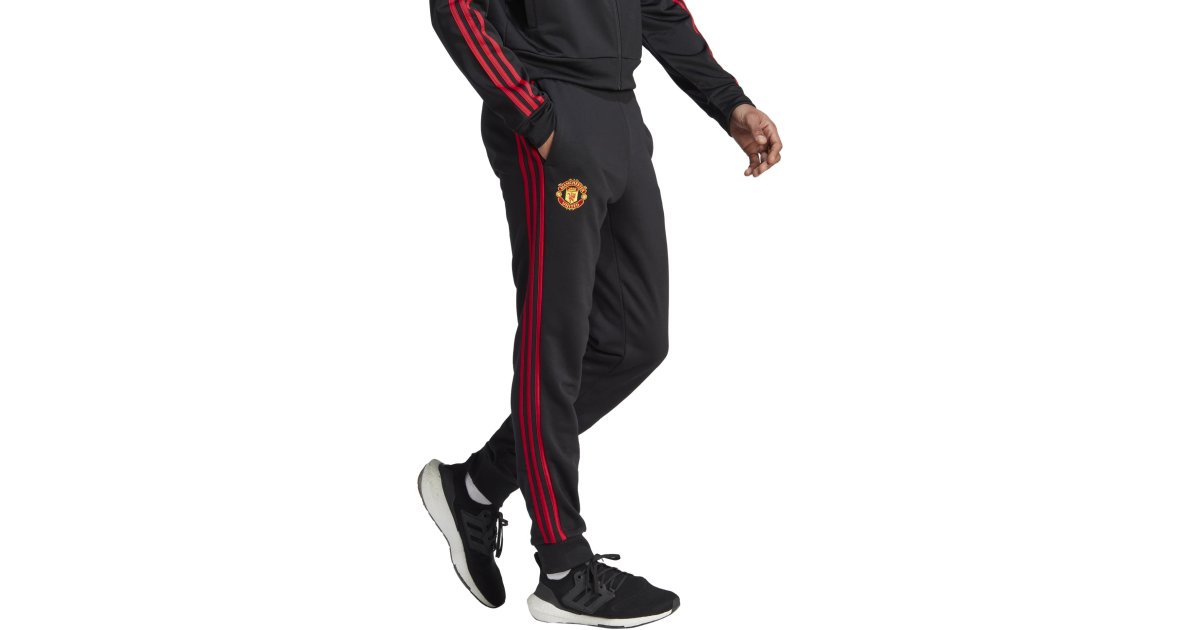 Спортни панталони adidas Originals adidas Manchester United DNA Черно | ia8521, 1