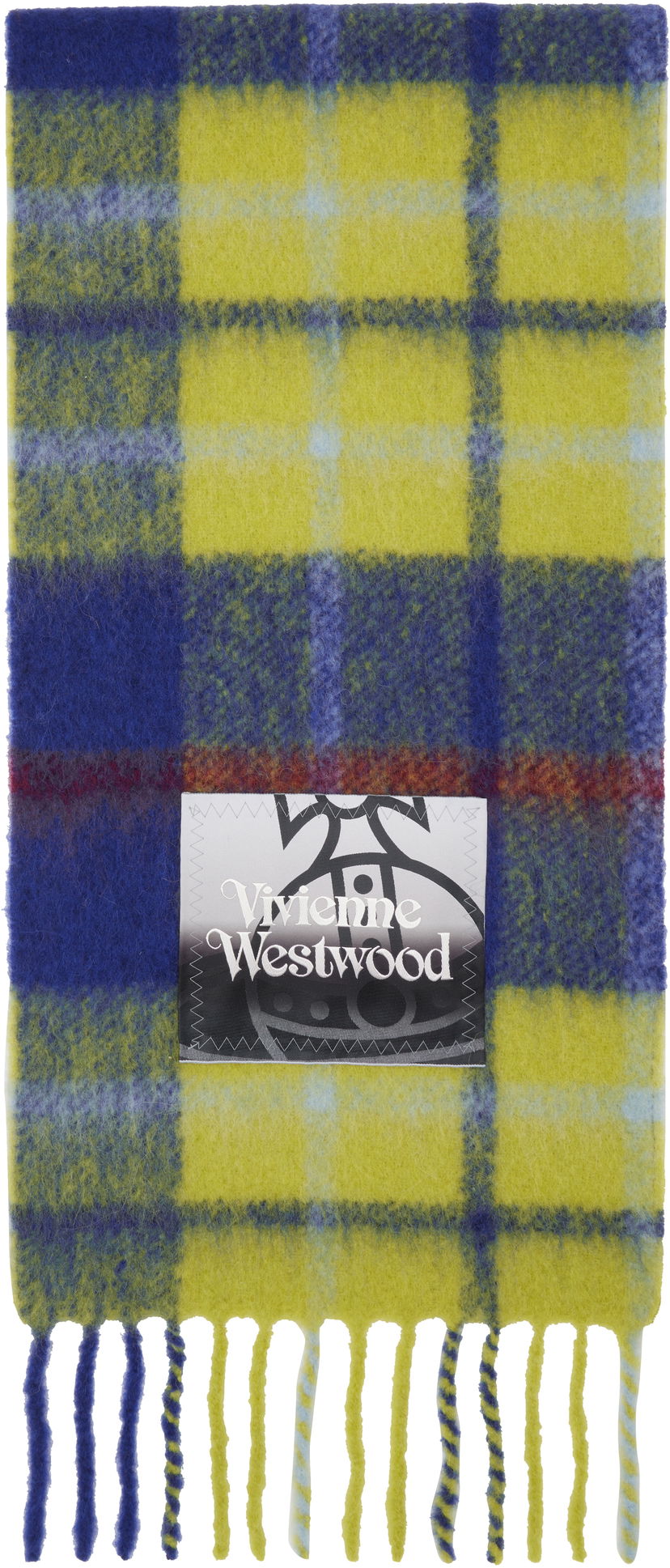 Шал Vivienne Westwood Tartan Scarf Зелено | 8103014F-W00ZJ-