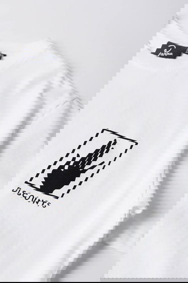 Тениска By Parra Parra Yoga Discounts T-Shirt Бяло | 53405, 4