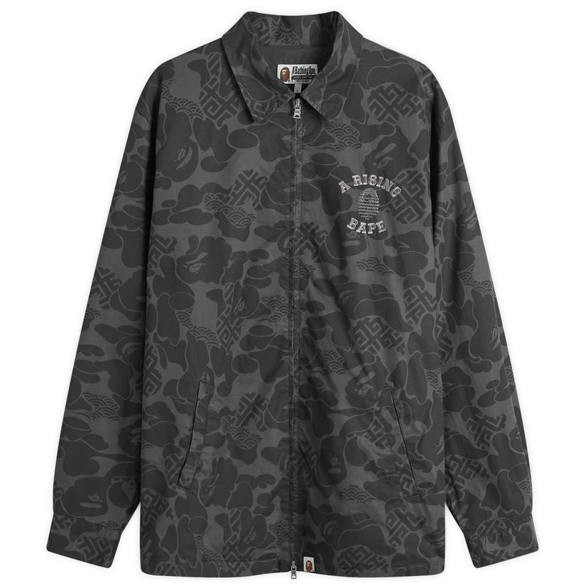 Яке BAPE A Bathing Ape Men's Asia Camo Zip Jacket in Black, Size Large | END. Clothing Черно | 001LJK201004M-BLK