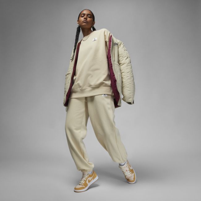 Суитчър Jordan Flight Fleece Crew Бежово | DQ4599-234, 1