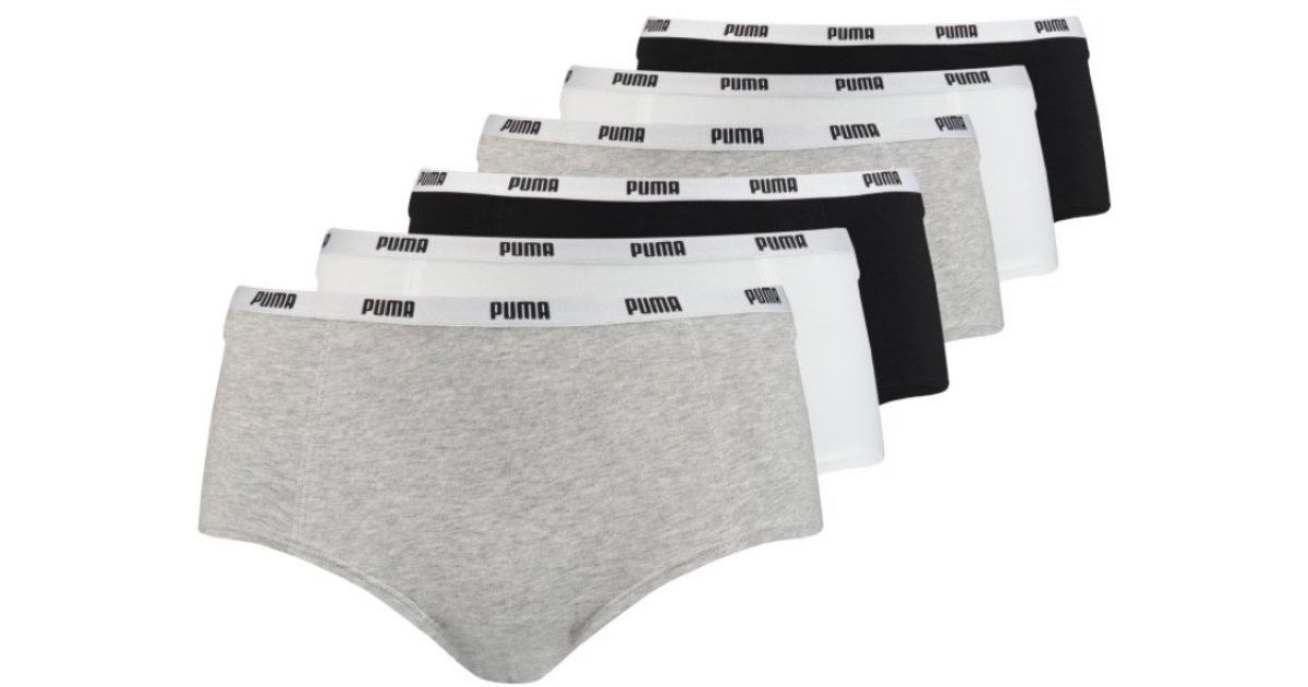 гащички Puma Hipster 6-pack Многоцветен | 701218976-002, 1