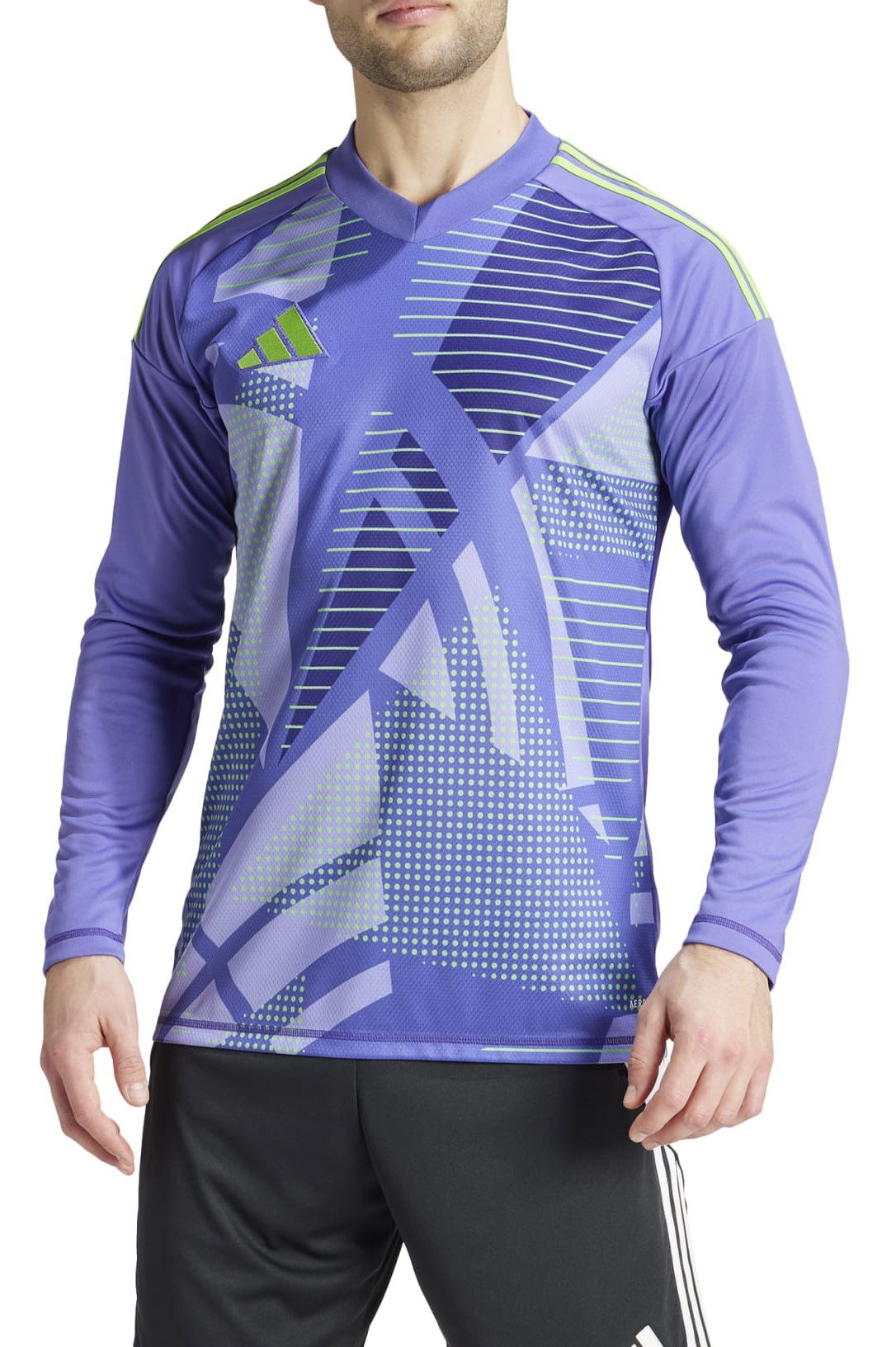 Фланелка adidas Originals Dres s dlouhým rukávem adidas T24 C GK JSY L Лилаво | in0406, 1