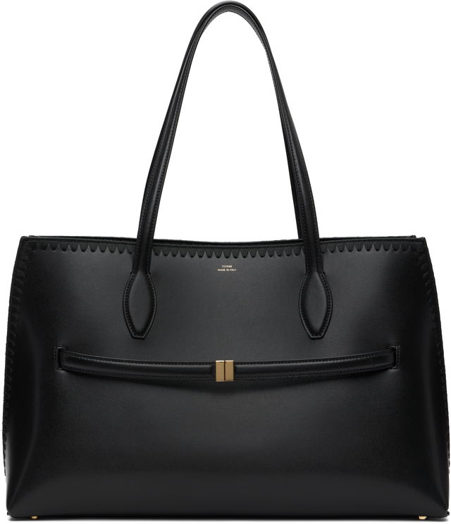 TOTEME Embroidered Leather Lounge Tote