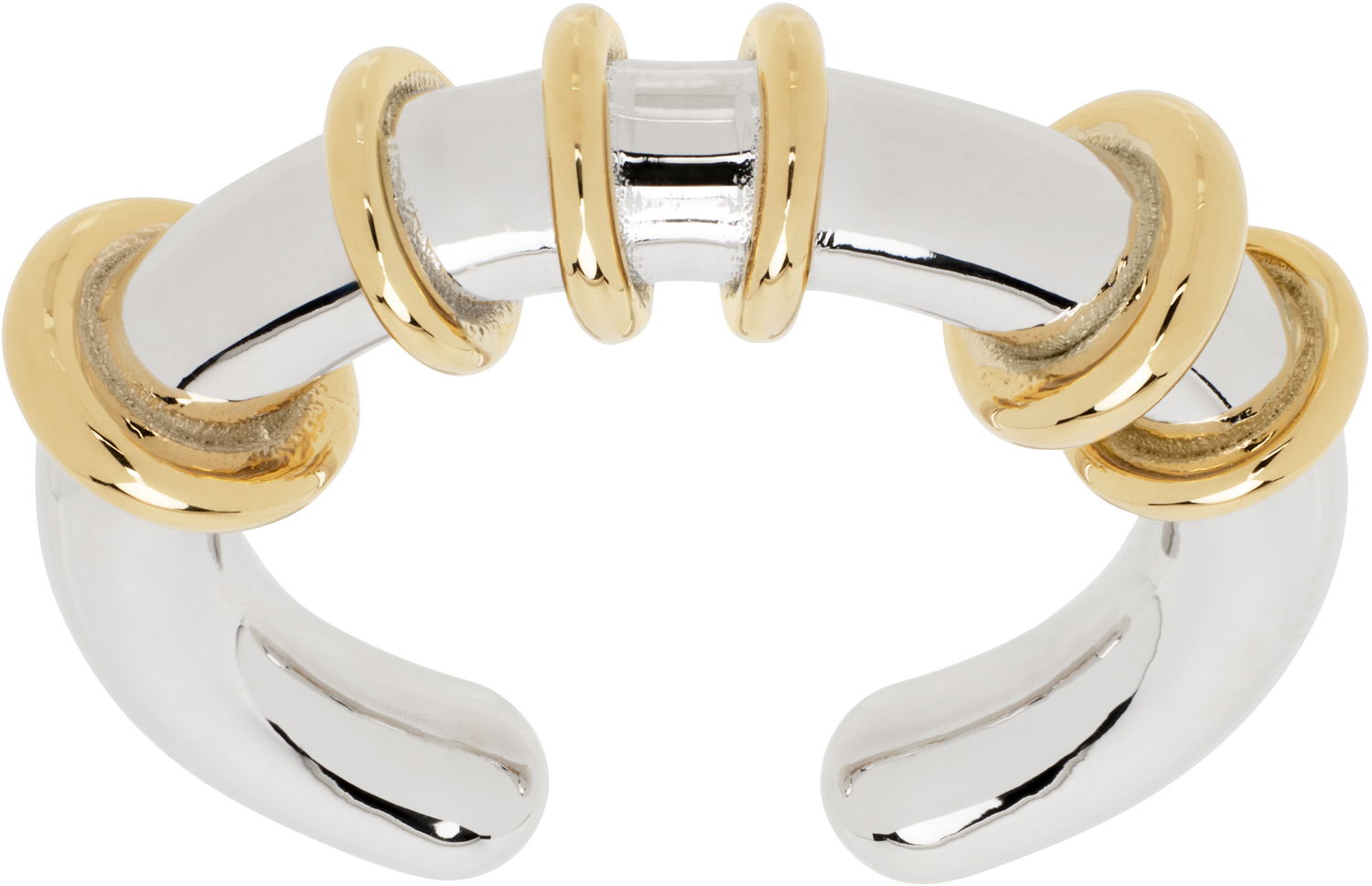Пръстен We11done We11done Hoop Ring Металик | WD-AJ0-25-501-U-SV, 1