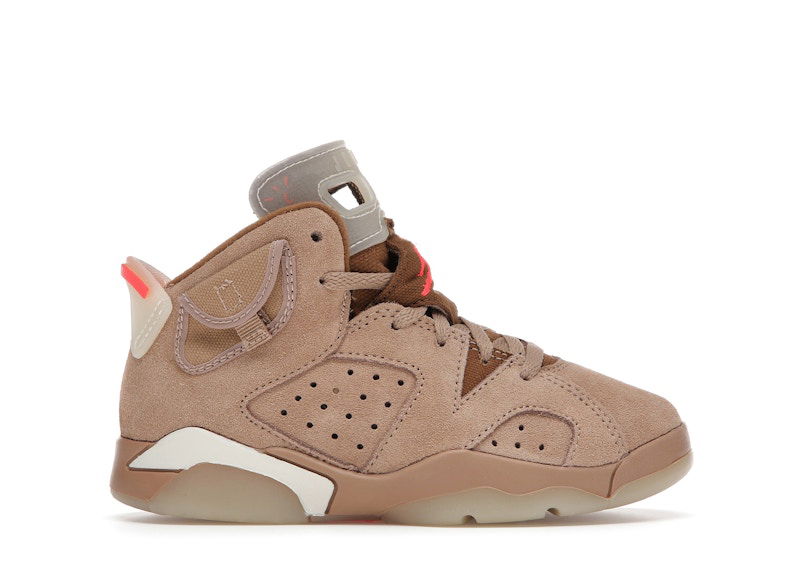 Кецове и обувки Jordan Air Jordan 6 Retro Travis Scott Кафяво | DH0693-200, 0