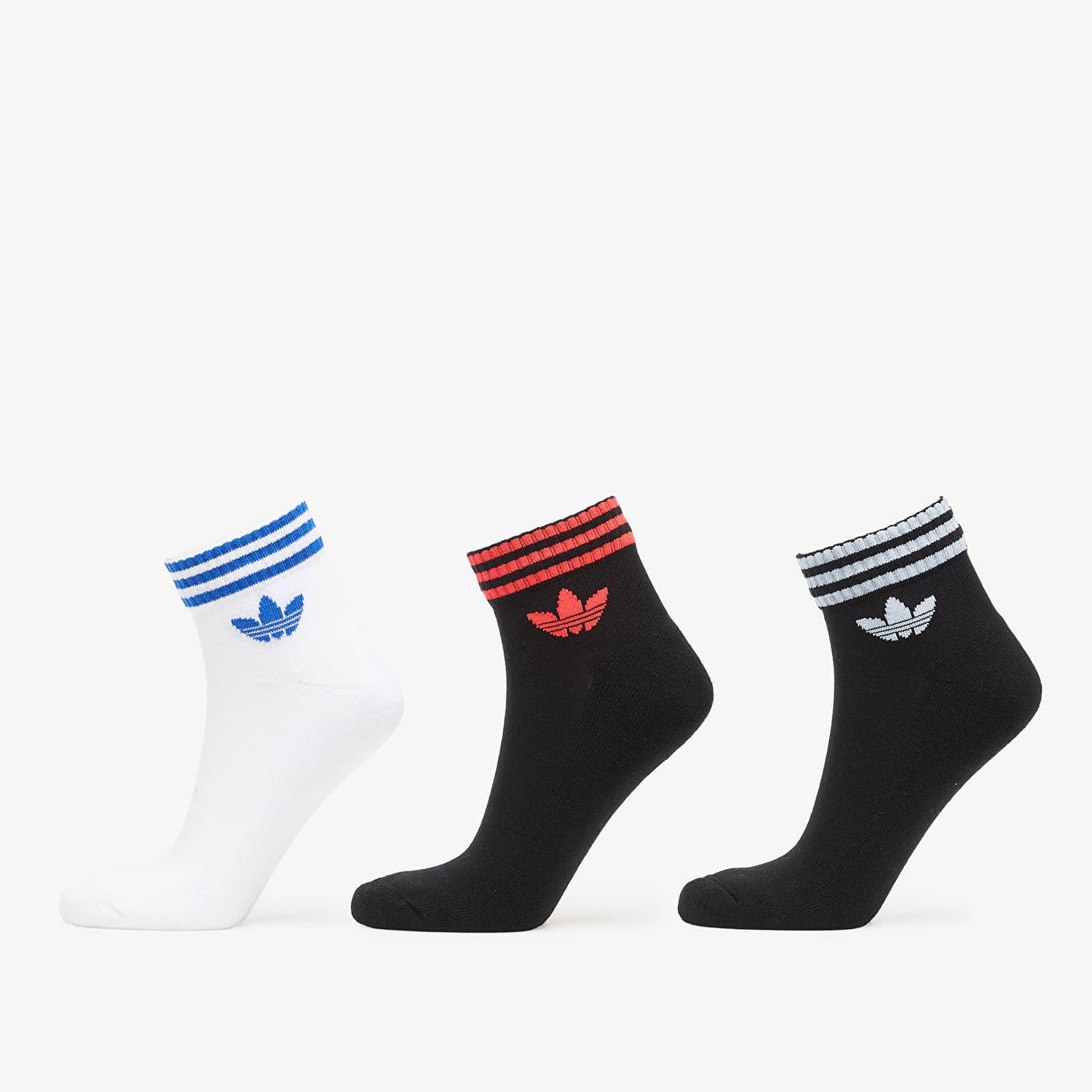 Чорапи adidas Originals 3S Ankle Socks 3-Pack Многоцветен | KD8258, 0