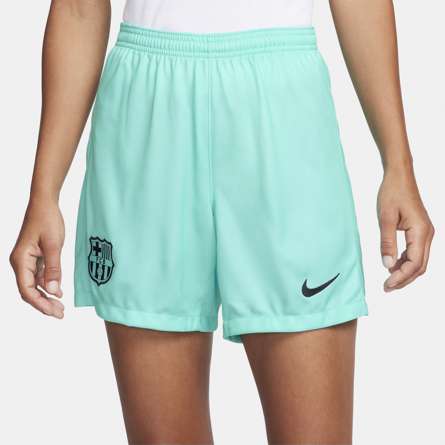 Къси панталони Nike Dri-FIT FC Barcelona 2023/24 Stadium Third Shorts Тюркоазено | FJ4672-486, 0