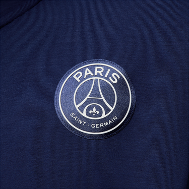 Суитчър Nike Paris Saint-Germain Full-Zip Fleece Hoodie Тъмно синьо | HQ2198-492, 4