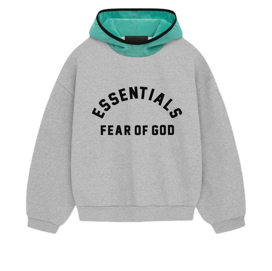 Суитчър Fear of God Essentials Nylon Fleece Hoodie Сиво | 202SP244316F, 0
