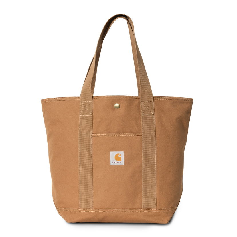 Голяма пазарска чанта Carhartt WIP Canvas Tote Bag Кафяво | I033102_HZ_02